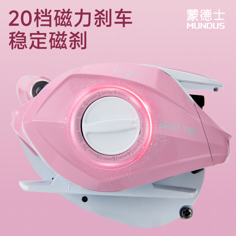 Pink 6.3:1 Gear Ratio 3+1 Ball - Ice Fishing Line 评论和价格