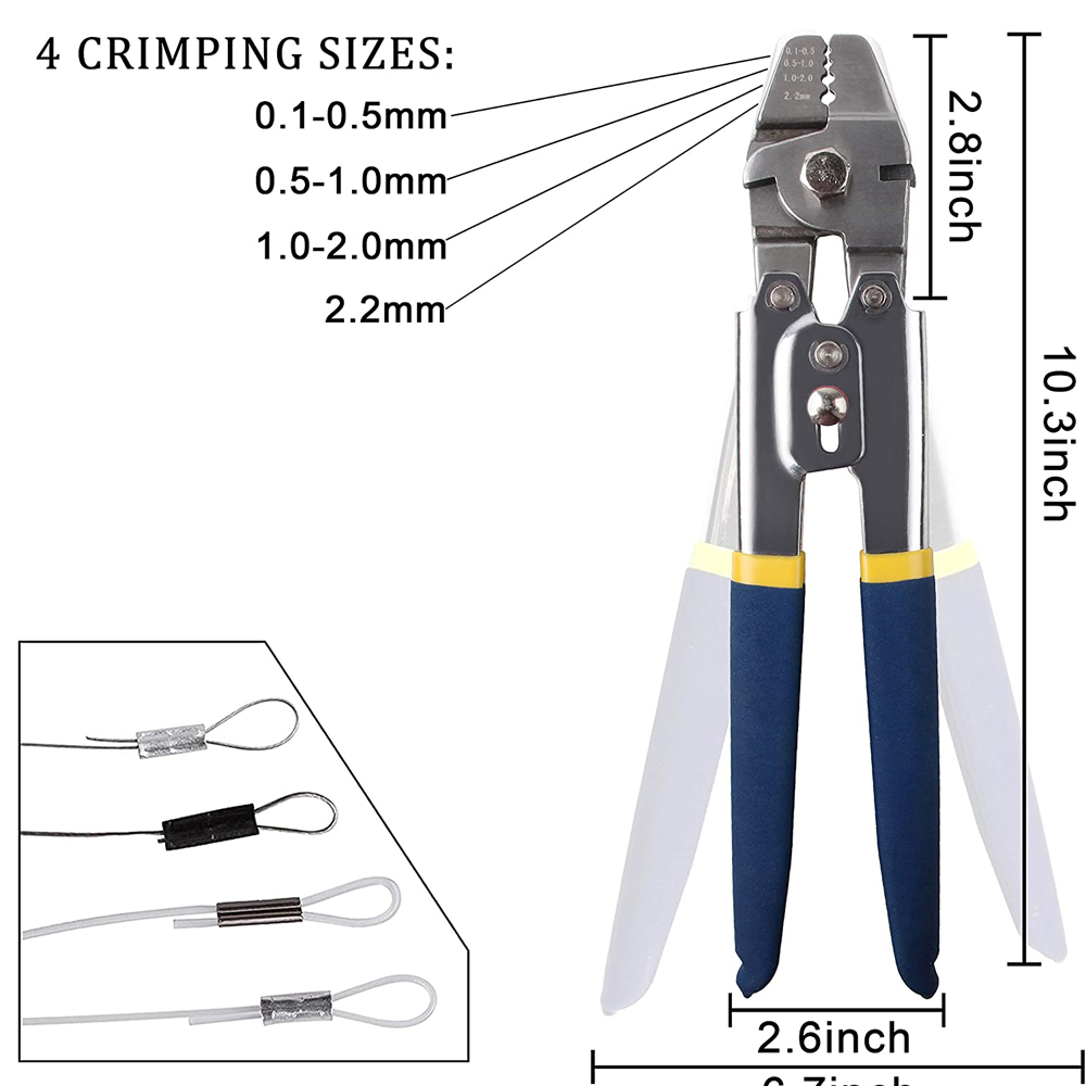 300pcs Crimp Fishing Sleeves S - Leader Line 评论和价格