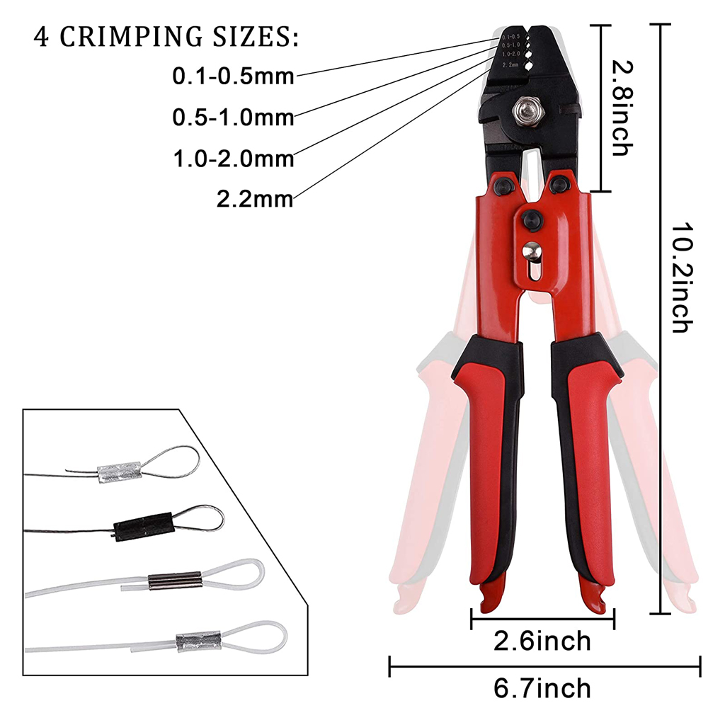 300pcs Crimp Fishing Sleeves S - Leader Line 评论和价格