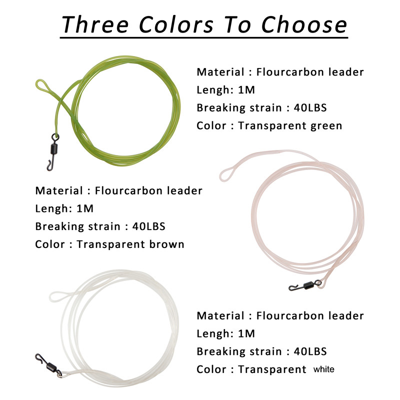 3Pcs/5pcs 40LB Carp fishing le - Fluorocarbon Line 评论和价格