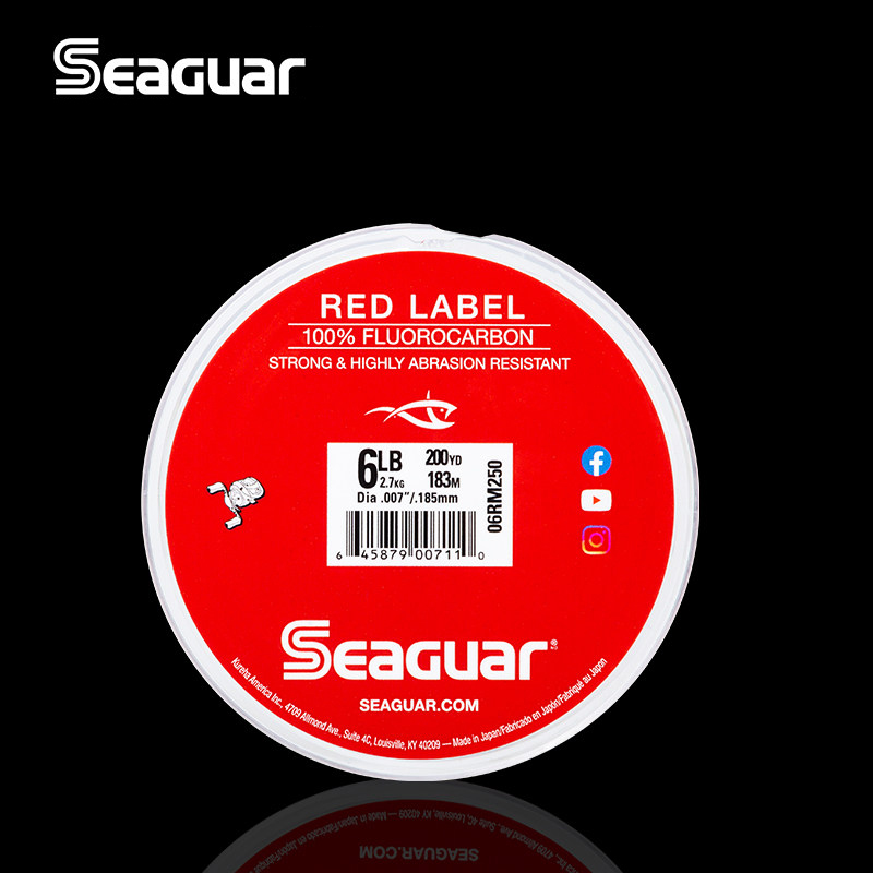 SEAGUAR Red Label 160M/183M 10 - Fluorocarbon Line 评论和价格