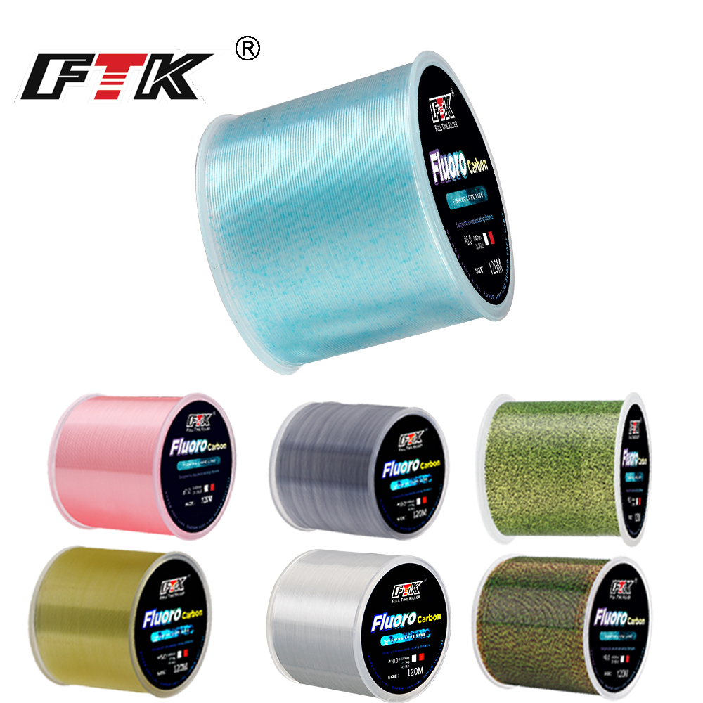 FTK 120m Invisible Fishing Lin - Fluorocarbon Line 评论和价格