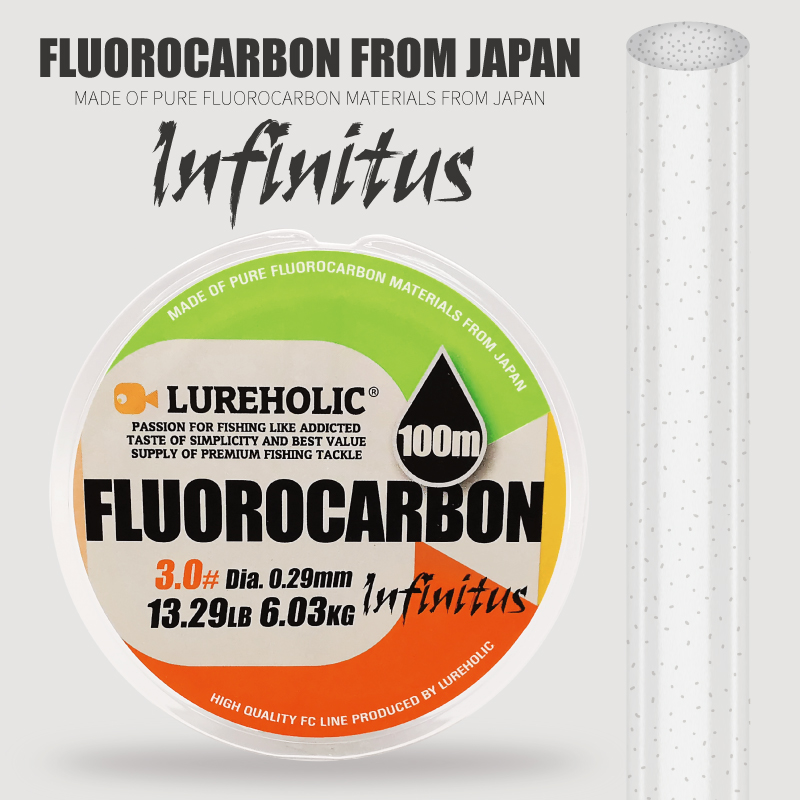 Lureholic Infinity Utra Soft 1 - Fluorocarbon Line 评论和价格